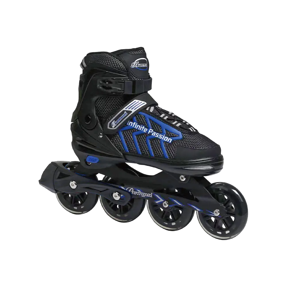 Rolki BW-128 PU z dużymi kółkami